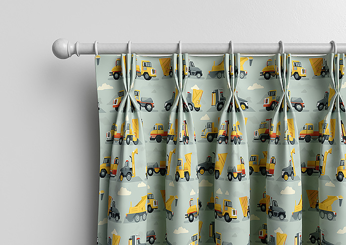 Construction Crew, Cement Grey - Made to Measure Curtains - Image 11